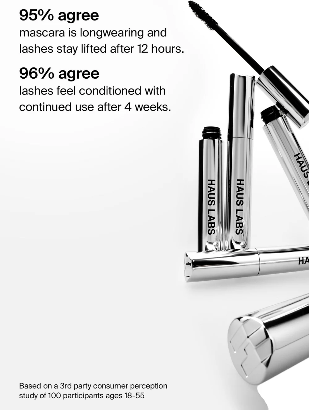 Haus Labs By Lady Gaga B Structural Black Volumizing & Lengthening Mascara